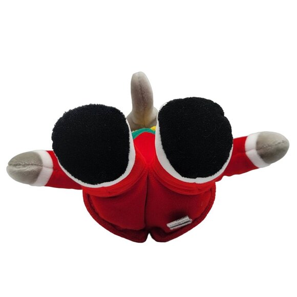 Gund Babar Plush Gray 16" Red Green Suit Crown King Elephant Stuffed 1988 VTG - Picture 7 of 10